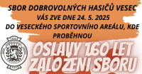 Oslavy 160 let založení Sboru dobrovolných hasičů  Vesec a dětská soutěž v požárním útoku Vesecká paralela